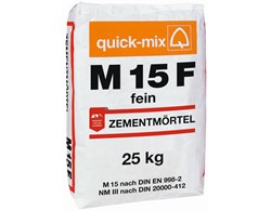 quick-mix M15 fein, Zement-Mauermörtel